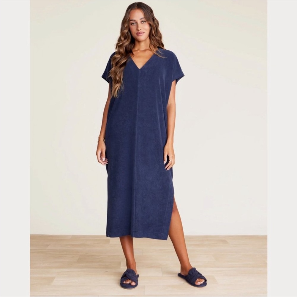 Barefoot Dreams Deep Blue Midi Dress